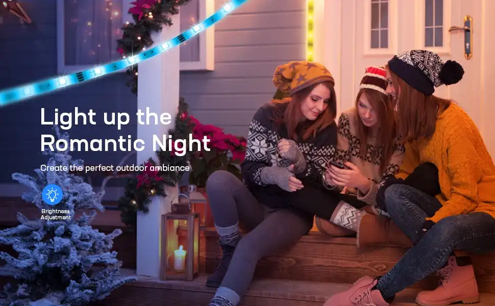 Smart Wifi 10M LED Strip Lights With Music Sync RGB 5050 LED Tape Tuya Smart Lights Strip For Party Room Decor TV Backlight