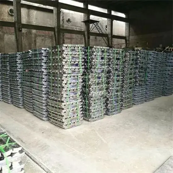 bulk lead ingots Pb99.990 standard model with low temperature toughness