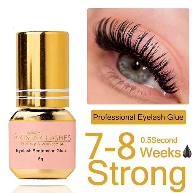 Private Label 1S Drying Best Latex Free Eyelash Glue Lash Adhesive