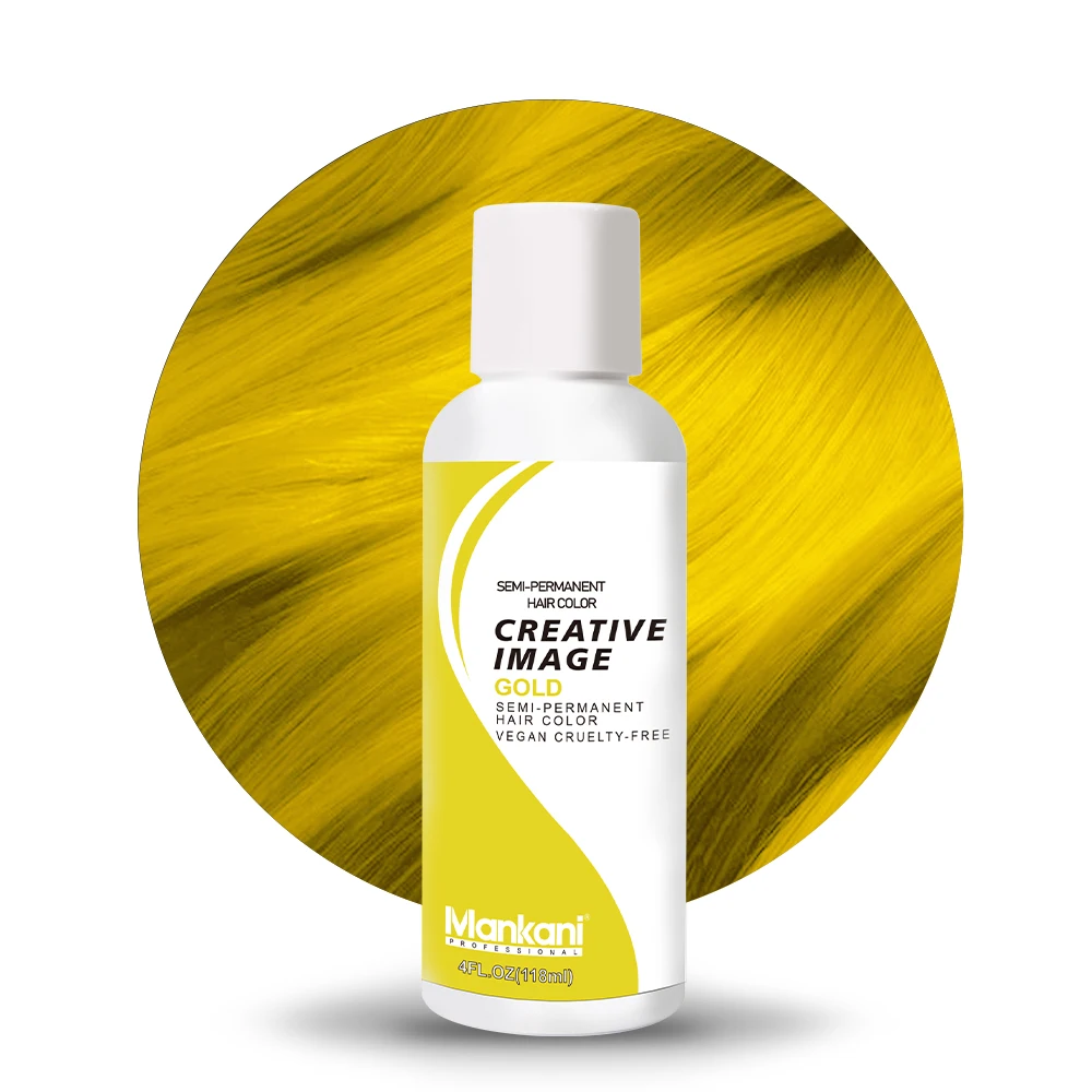 OEM tinte de cabello Wholesale Professional Colorful dye human hair wigs Shining Semi Permanent Dye Cream Hair Color