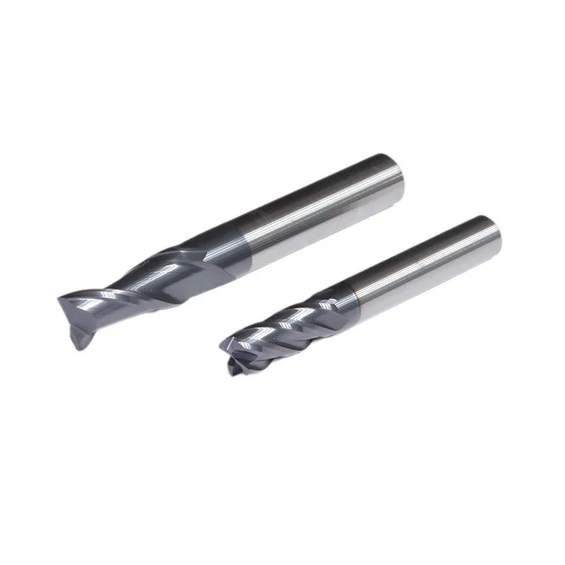 LIVTER 45 Degree Coated Tungsten Carbide Milling Cutter Hard Alloy Aluminum End Mill Three Teeth Thread Cutter
