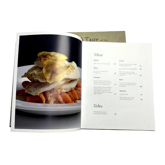 Boutique Hardcover Cook Book Printing Recipe Book For Baking/Cookie Book Printing