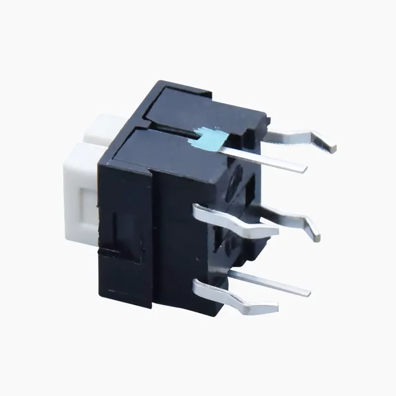 Usbrr Illuminated Tact Switches 8 x 8 Vertical 8*8*8.5 Tactile Switch with LED 6 Pin Push Button Switch with RGB Light