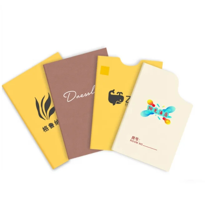 Custom bulk cheap black paper sim card sleeve wholesale credit card packaging logo spot UV cardboard business card sleeve