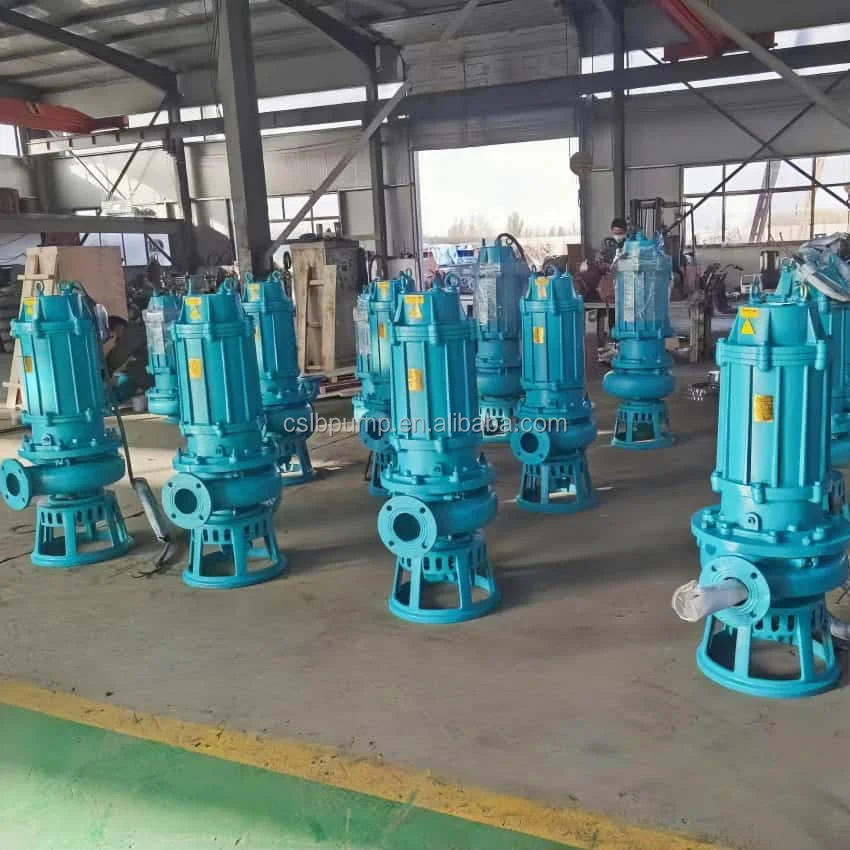 Sludge sewage sand suction pump, high flow vertical submersible slurry pump with agitator