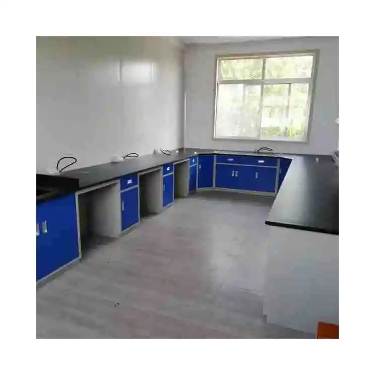 Wholesale China Supplier Laboratory Furniture  Chemical Research Laboratory Bench With Reagent Rack