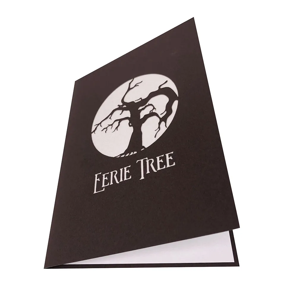 
Personalized 3D Pop Up Greeting Card Pop Up Tree and Pumpkin Halloween Gift Card 