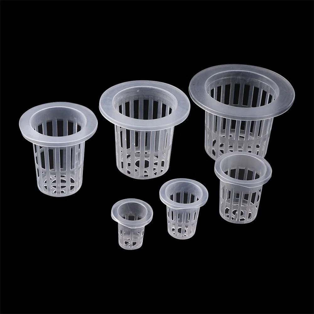 Hydroponics Grow Net Pot Soilless Cultivation Plastic Plant Vegetable Mesh Cup For Hydroponics