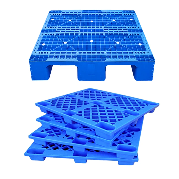 Eco-friendly Warehouse hdpe flat plastic pallet for sale plastic pallet storage with forklift