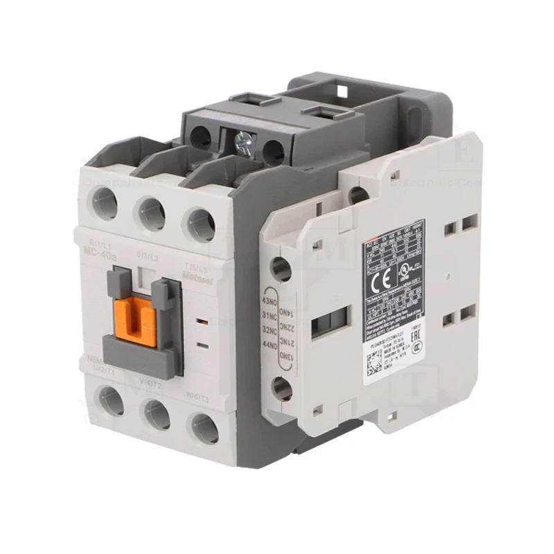 MC-65A AC магнитный контактор переменного тока 3-полюсный MC-40A 230VAC 1A1B интегрированный вспомогательный связаться с