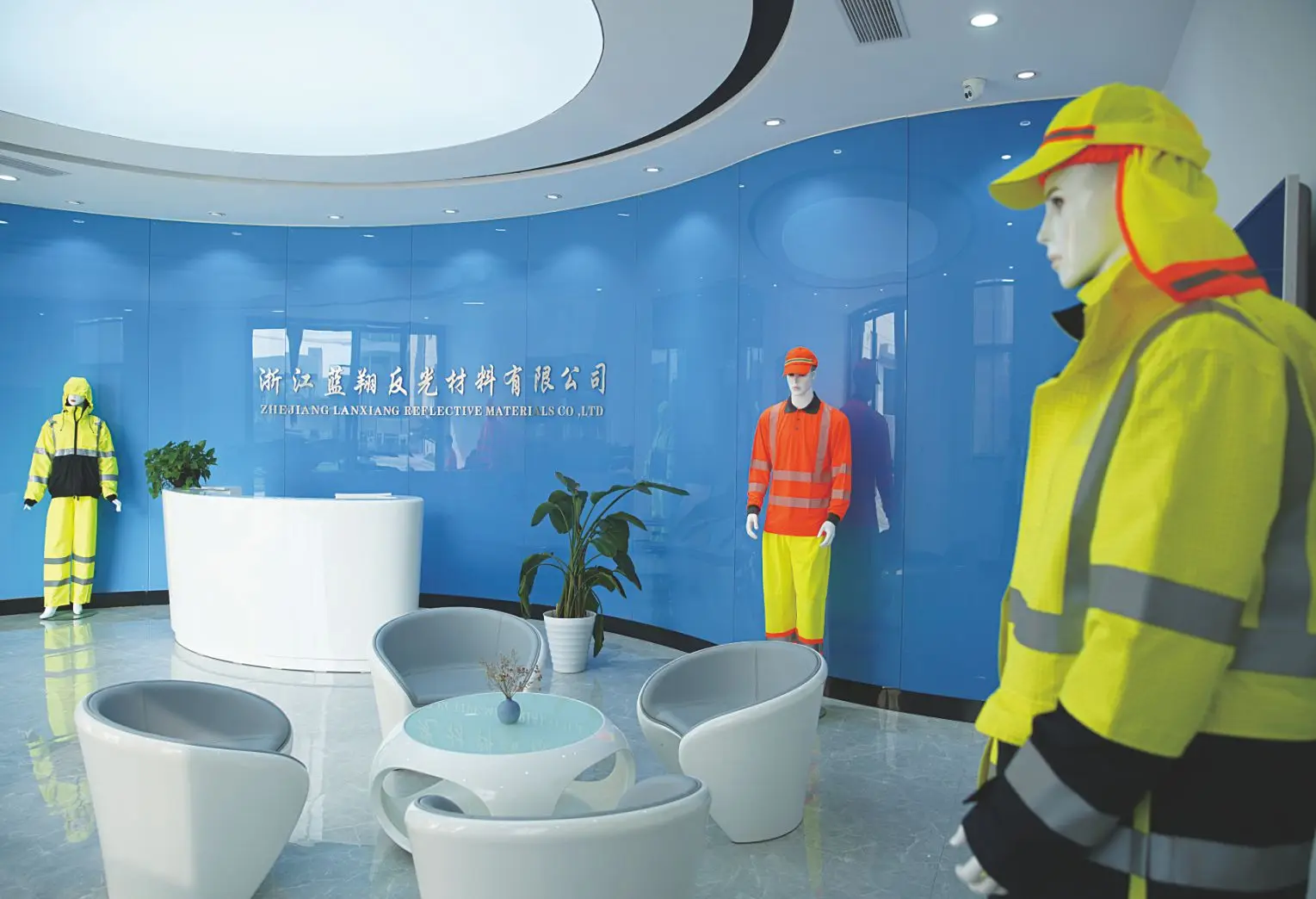 professional high quality hot sale high visibility reflective safety stitching color workwear with heavy duty zip and pockets