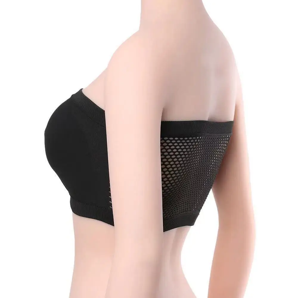 Women Lady Sports tube top bra Strapless Breathable high quality bandeau strapless bras for women tube tops bra