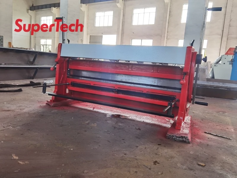 Supertech Manual Sheet Metal Shearing Machine Series foot shearing machine Box and Pan Press Brake