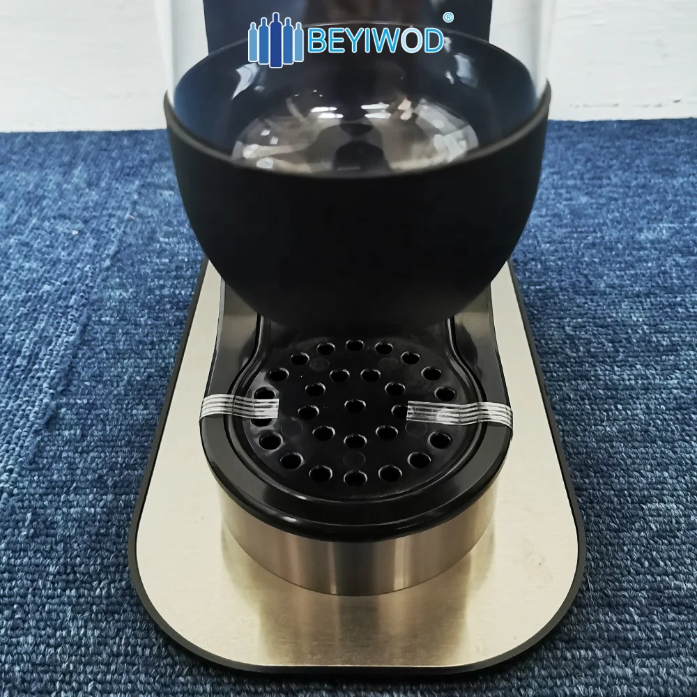 Sparkling water machine stainless steel soda maker machine with 1L PET bottle