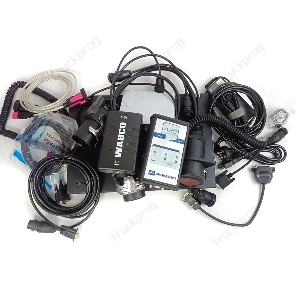 CF53 Laptop Truck Trailer Brake ECU ABS EBS System Diagnostic Tool For Knorr-Bremse UDIF Interface for Wabco WDI diagnostic tool