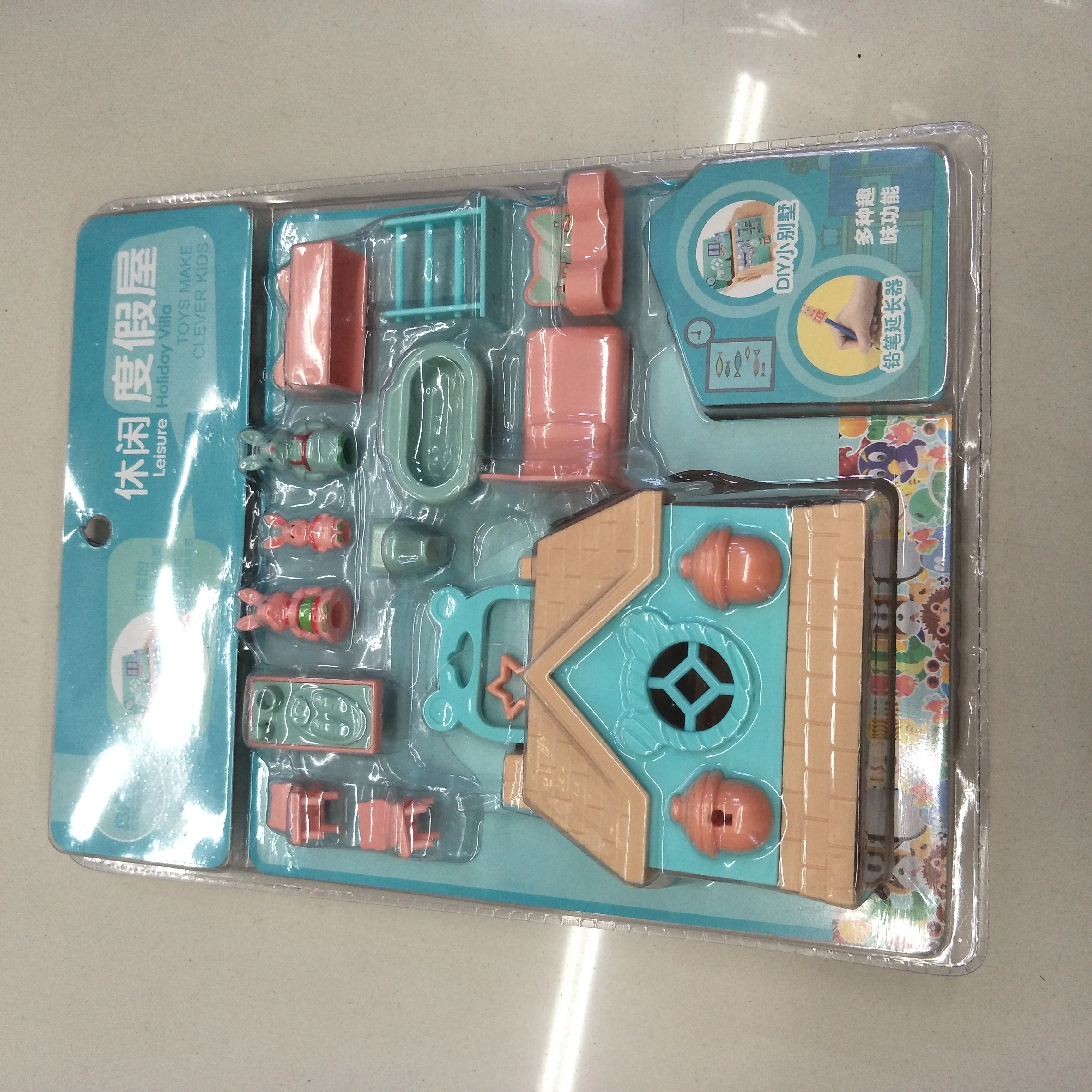 
Clam Shell Blister Packaging Super High Clear PET Blister Pack For Building Blocks 