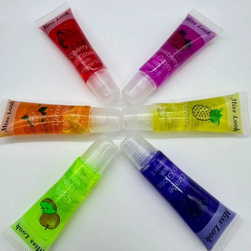 MISS-LOOK New Product Organic Vegan Long-Lasting Lip Oil Private Label Nourishing Lip Balm Fruity Moisturizing Lip Balm