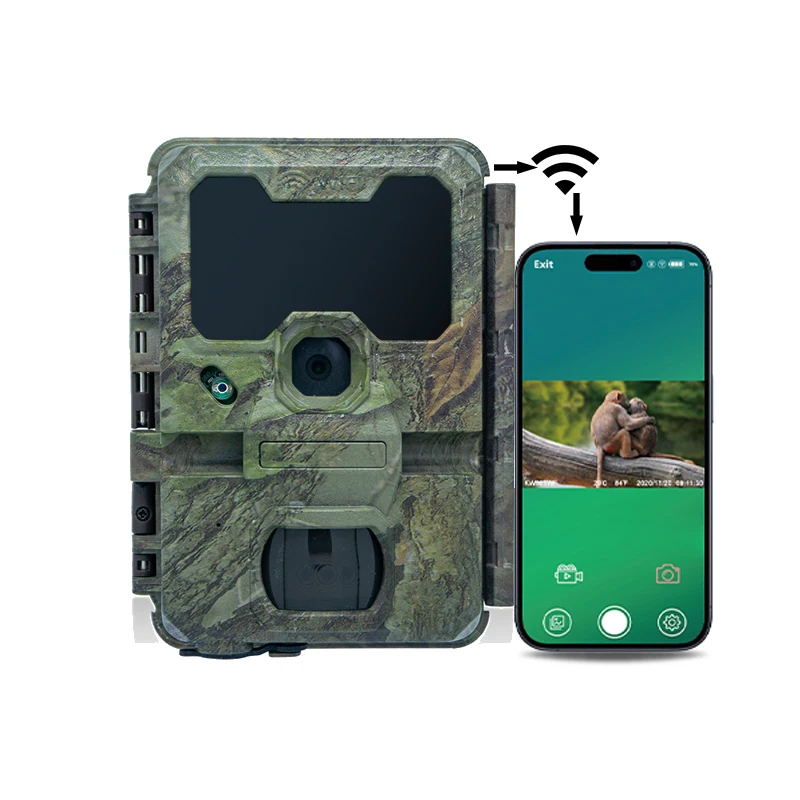 Keepguard 2024 new 4K WIFI trail camera for wildlife observation or security wireless transmit game cameras