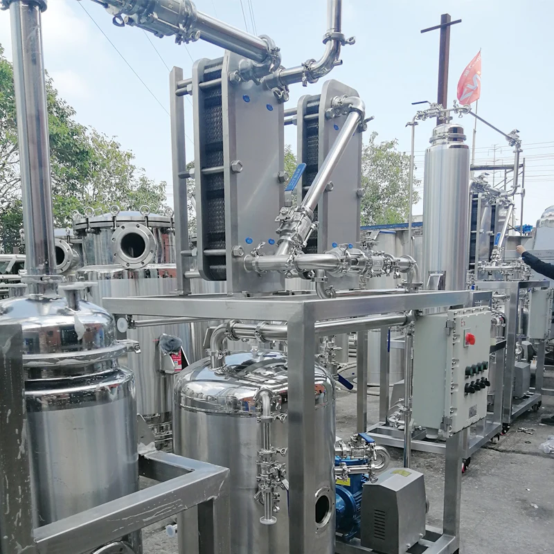 Односторонний падающий пленочный испаритель, вакуумный Испарительный концентратор