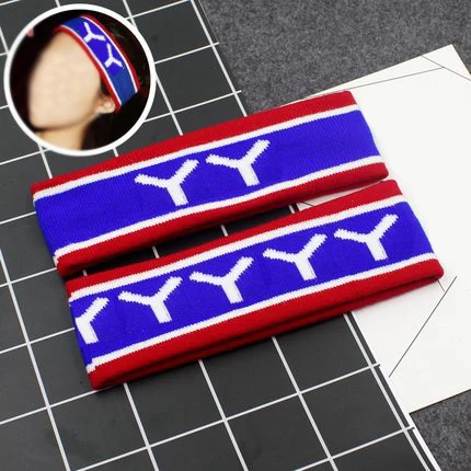 Wholesale Men Stretchy Athletic Custom Sweatband Elastic Yoga Headbands