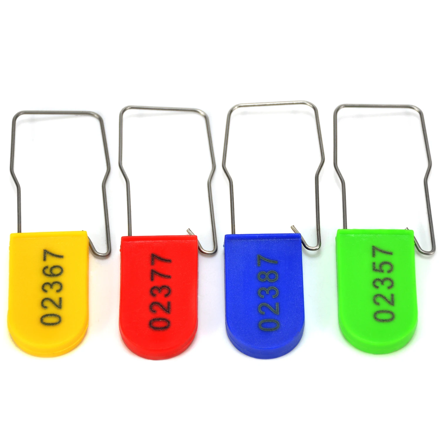 Disposable Plastic Wire Padlocks Security Seals Electric Cable Seal Prevent Losing Lock  Hang Tag Label Hanging Padlocks