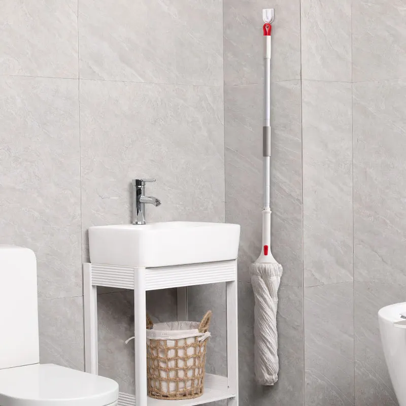 Wholesale Cheap Stainless Steel telescopic Rod Hands Free rotary 360 round spin Cotton Twist Mop for floor house cleaning