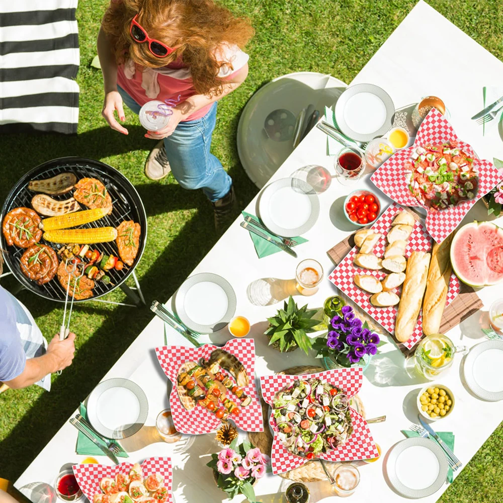 Custom Biodegradable Greaseproof Food Packing Paper Baking Wax Paper Sandwich Wrapping Paper Sheet