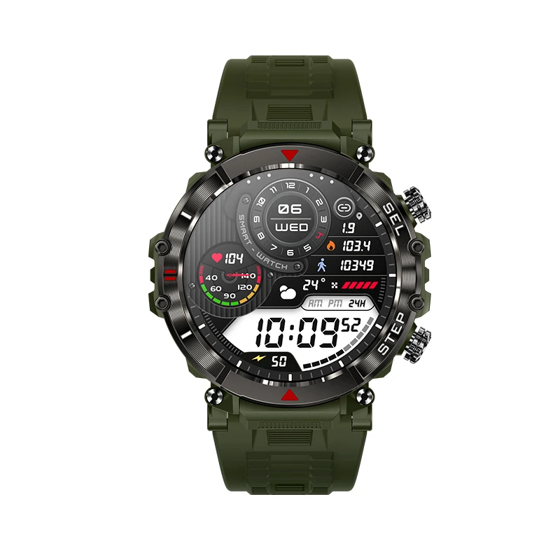 Hot selling 360x360 screen waterproof Sport watch CF11 with heart rate smart watch G-sensor 1.39 inches BT calling   smart watch