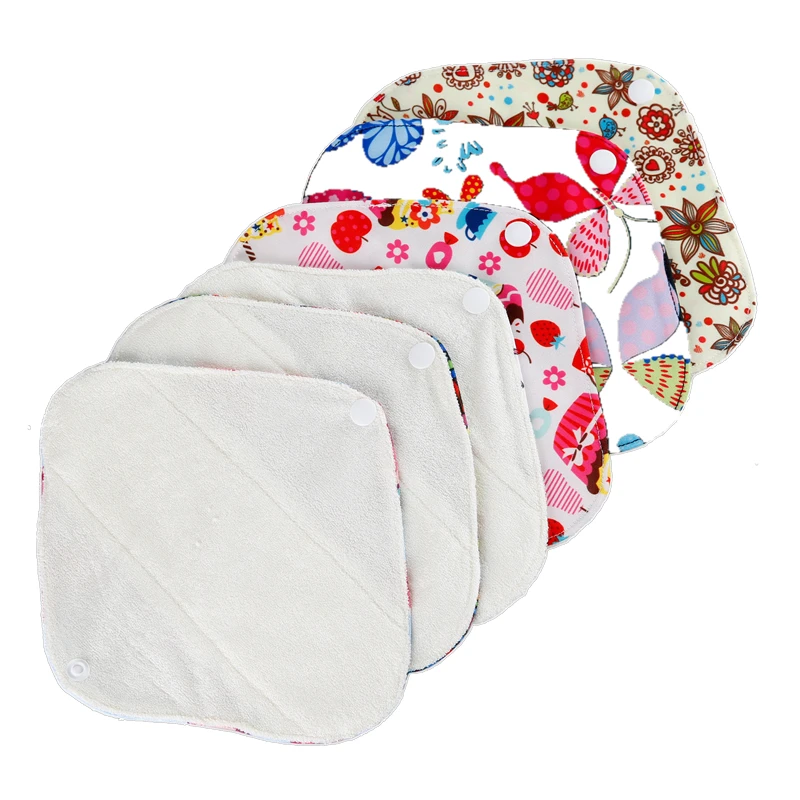 Waterproof Washable Napkin Reusable Menstrual Pad Panty Liner Organic Bamboo Simfamily Feminine Sanitary Woman Cloth Daily Time