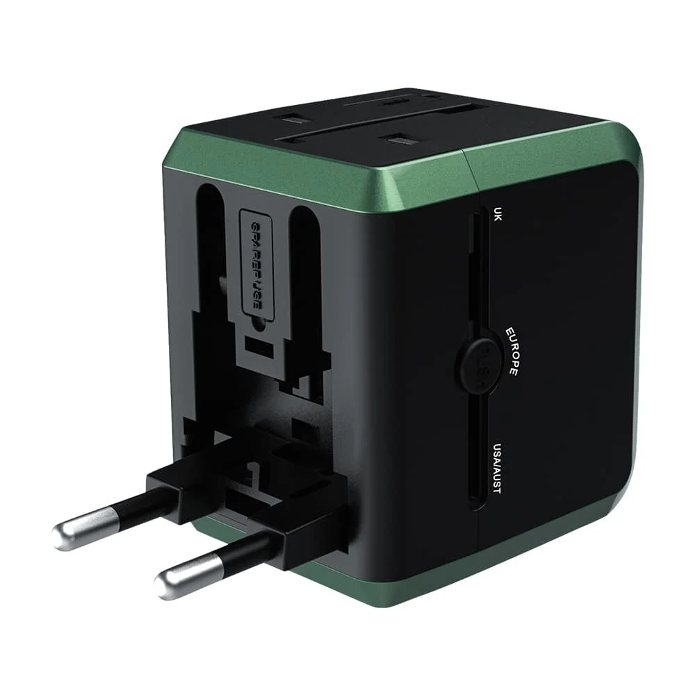 Free Shipping Universal Travel Adapter 2 usb 1 Type-c Plug Output 3.1A USB Charger electrical plug Socket