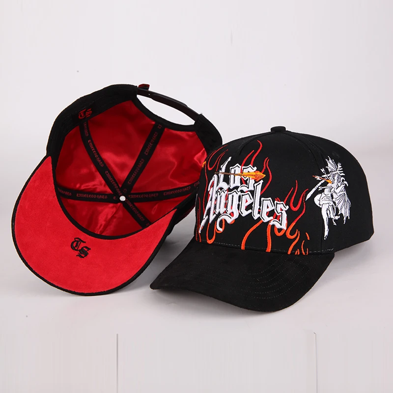 Customized Cotton 5 Panel a Frame Embroidery Cap New Blank Wholesale logo Men Baseball Hats Sports Baseball Cap
