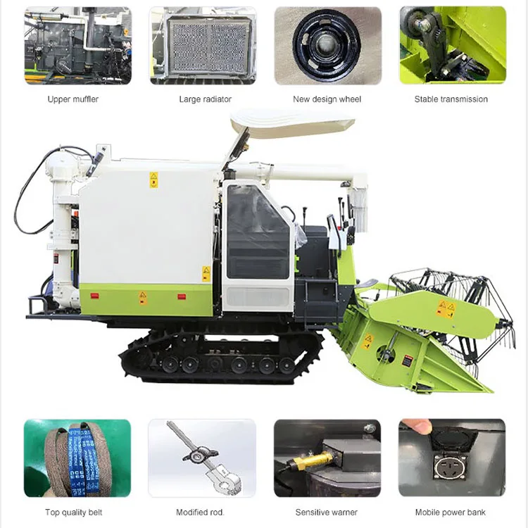 corn reaper harvester machine