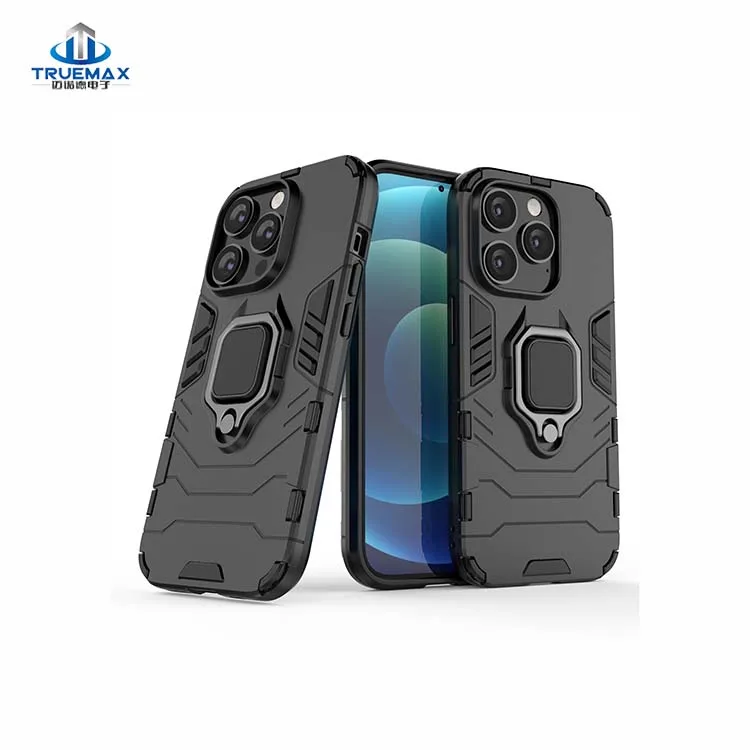 Shockproof Armor Phone Case for iPhone 14 Max Case with Holder Stand Phone Case for iPhone 14 Pro Max Back Cover