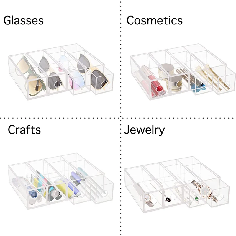 wholesale acrylic cosmetics display rack,clear sunglasses storage case, watch storage box,Two ways to use