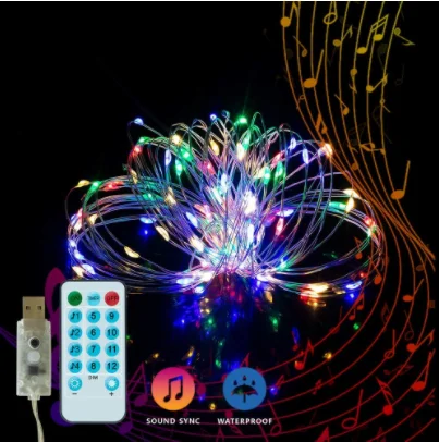 Holiday LED Christmas light with swirling glitter effect  APP control
