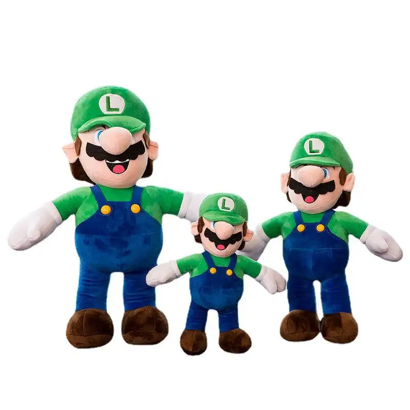 High Quality 53cm Super Bros Plush Toy Mario Game Anime Characters Mario soft toys for children