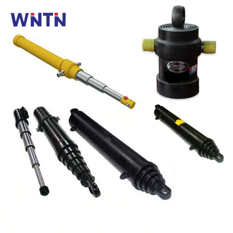 5 stage double acting telescopic hydraulic cylinder