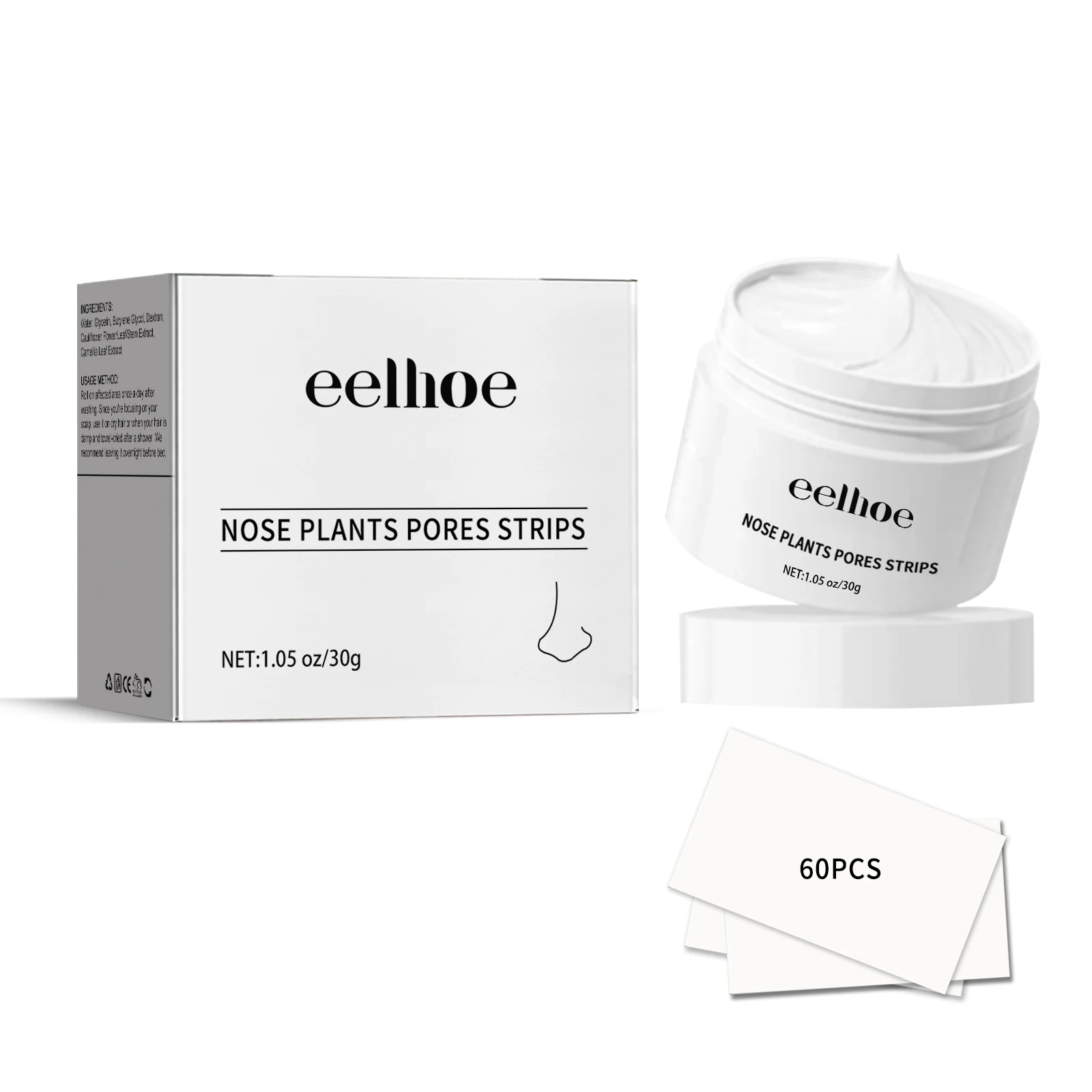 Repair No Preservatives Alcohol-Free Lanbena Nose Plants Pore Strips Nose Plants Pores Strips Blackhead Cleanser Cream