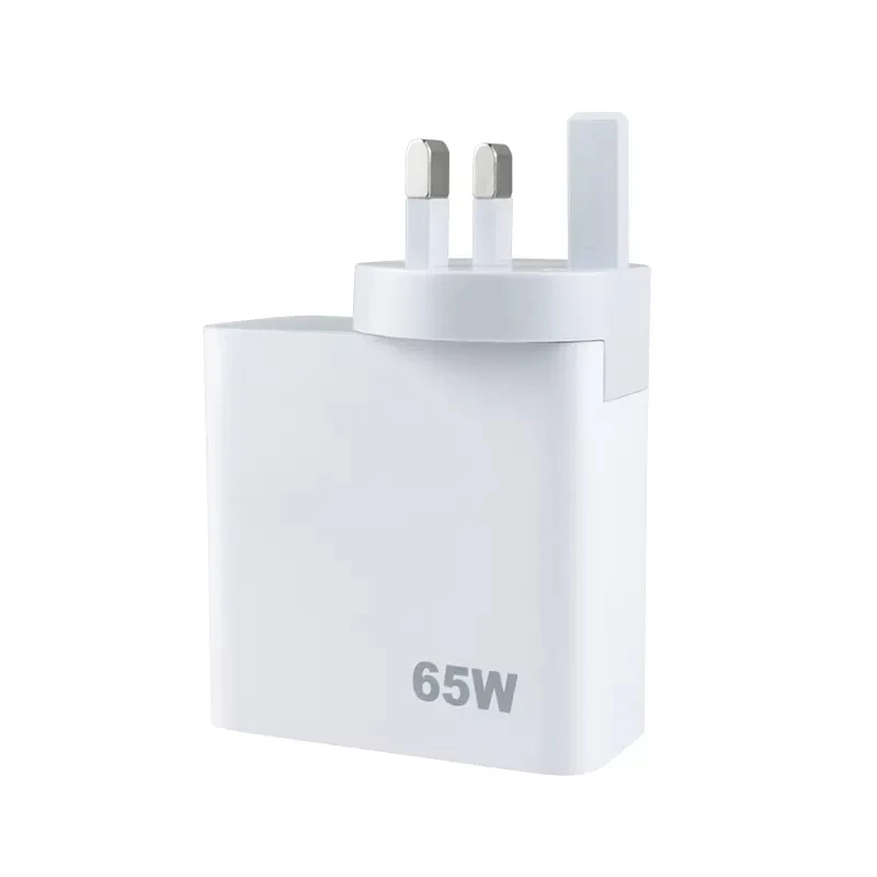 USB C Charger 65W PD 3.0 GaN Charger Type C Foldable Adapter with 2-Port Fast 65w Gan CE FCC Rohs PD Fast QC3.0 Wall Usb Charger