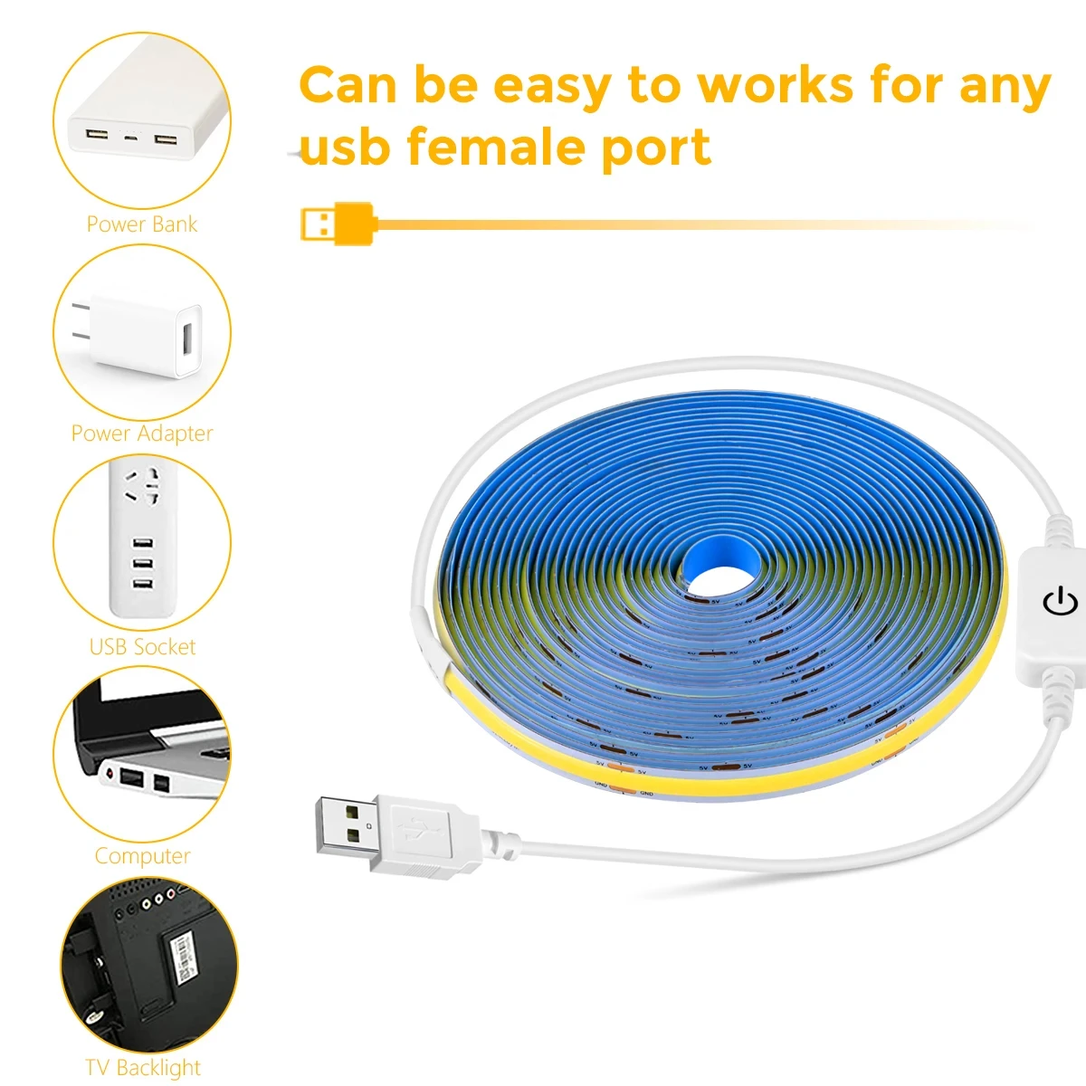 Диммер светодиодный с USB