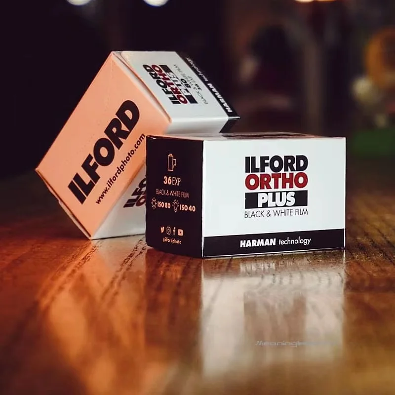 UK original ilford ORTHO80 black and white 135 colour separation film