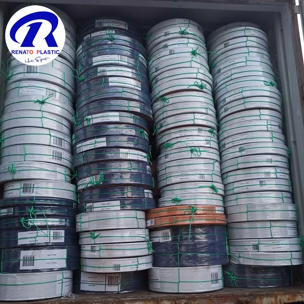 RENATO irrigation pipes red Single layer 8 inch pvc layflat hose