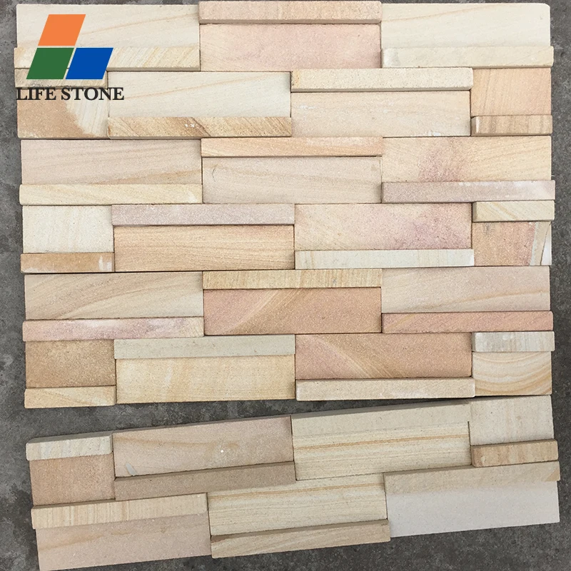 Wholesale High Quality wall decoration tile Stack sandstone veneer cladding interior and exterior decorative stone