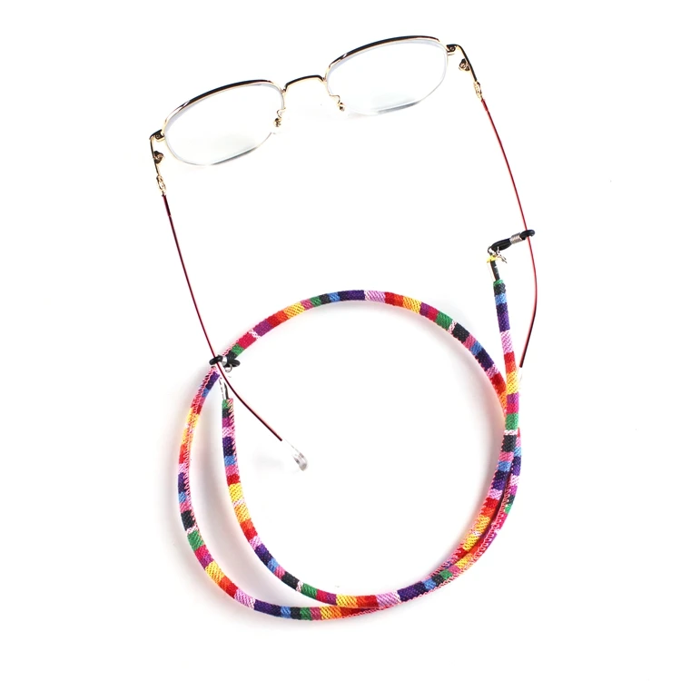 Китайская фабрика, оптовая продажа, кожаный шнур, держатель цепочки для очков, цветная цепочка для очков, веревка для солнцезащитных очков