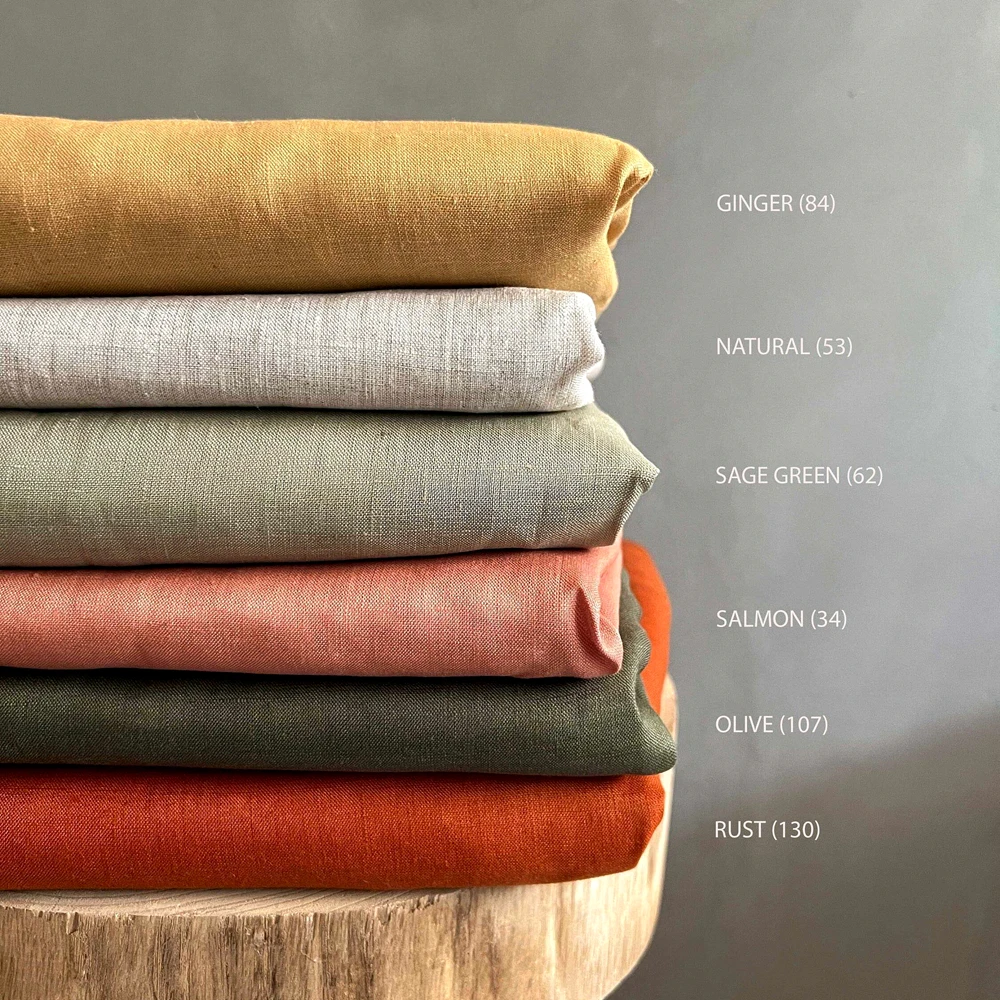 2025 Wholesale Tencel Linen Garment Fabric Designer Fabric Tencel47% Linen53%