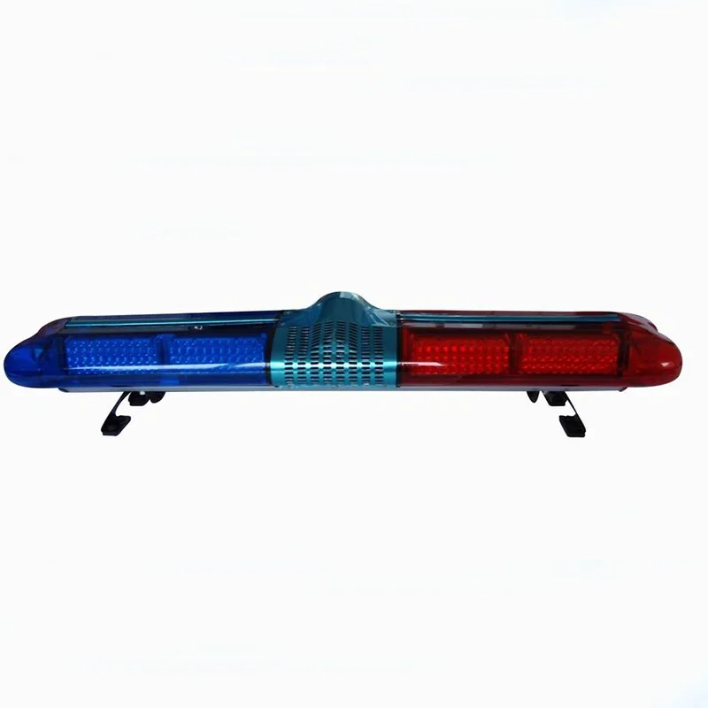 New Arrival Hot Sale LED Strobe Blue Red Light Strip with Speaker for Ambulance Security Car Warning Light