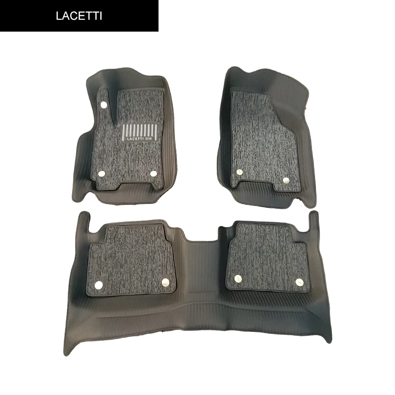 The Latest Design Hard Wearing Leather 5D Diamond Car Floor Foot Mats for NEXIA-2