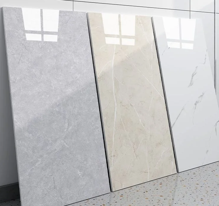 12mm Artificial Porcelain Polished Glazed Sintered Stone Slabs Big Size Tile Popular Design Marble High Glossy Wall Flooring