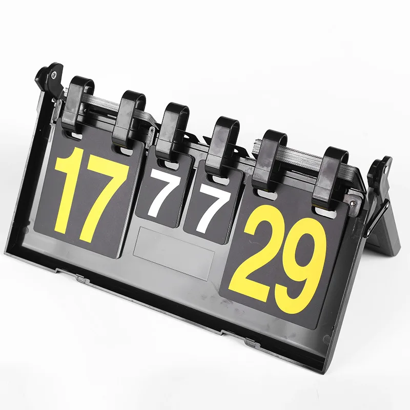 ABS Material Scoreboard Folded Competition Scoreboard for Basketball Volleyball and Table Tennis Ball Scoreboard