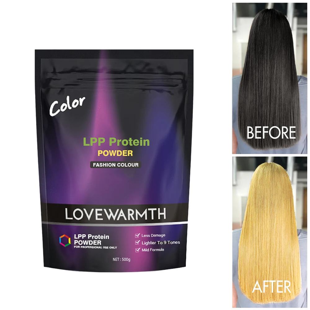 Hair Beaching Powder Dust Free Powder Hair Lightener For Salon